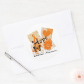 希望のブロック ラウンドシール (封筒)