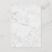 希望のベビーアドバイスカード |ウッドラエレガントンド エンクロージャーカード (裏面)