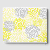 希望のベビー，ベビーシャワーのゲストブック，黄色 ゲストブック (裏面)