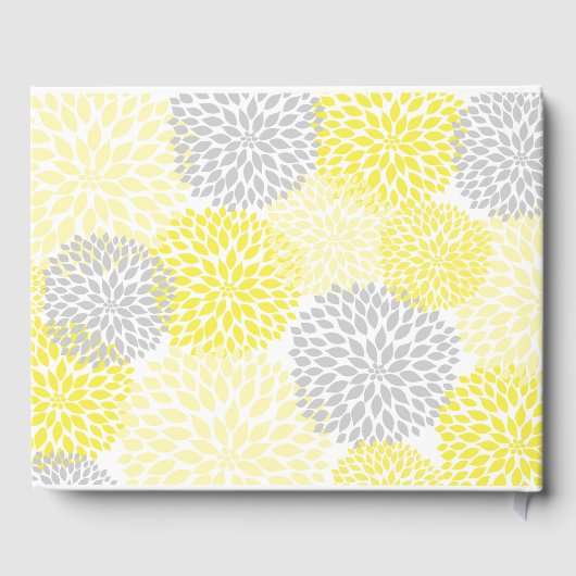 希望のベビー，ベビーシャワーのゲストブック，黄色 ゲストブック (裏面)