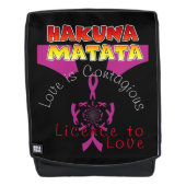 希望のメッセージを愛する バックパック (正面)