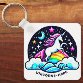 希望のユニコーン キーホルダー (正面)