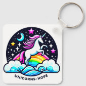 希望のユニコーン キーホルダー (裏面)