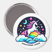 希望のユニコーン マグネット (正面/裏面)