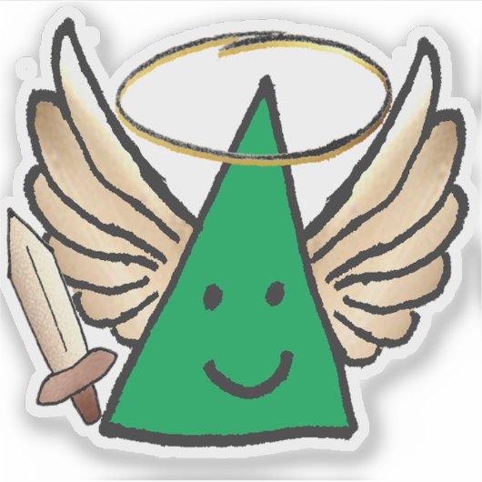 希望の三角形! シール (正面)