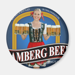 希望の上昇からのHambergビールTシャツ マグネット