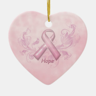 希望の乳癌の認識度のオーナメント セラミックオーナメント