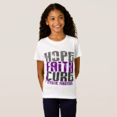 希望の信心療法の嚢胞性線維症のTシャツ及び服装 Tシャツ (正面フル)