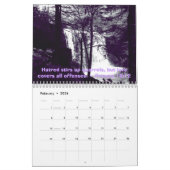 希望の信頼および愛2009年 カレンダー (2月 2026)