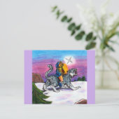 希望の光クリスマスファンタジー鉛筆 シーズンポストカード (スタンド正面)