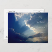 「希望の光」写真はがき 案内ポストカード (正面/裏面)