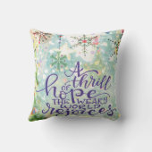 希望の刺激のスリルかわいらしクリスマス クッション (裏面)