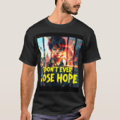 希望の力強いメッセージ – 少年の背後バー戦争 – The Tシャツ (正面)