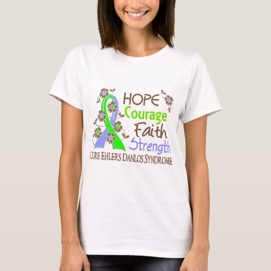 希望の勇気の信頼の強さ3 EDS Tシャツ (正面)
