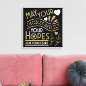 希望の動機を反映する キャンバスプリント (インサイチュ (リビング))