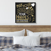 希望の動機を反映する キャンバスプリント (インサイチュ (寝室))