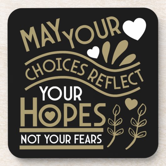 希望の動機を反映する コースター (正面)