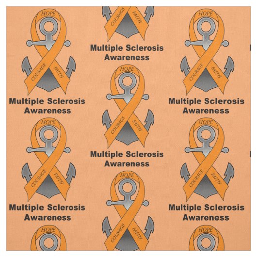 希望の多発性硬化のいかり ファブリック (見本)