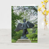 『希望の天使』イースターカード カード (黄色い花)