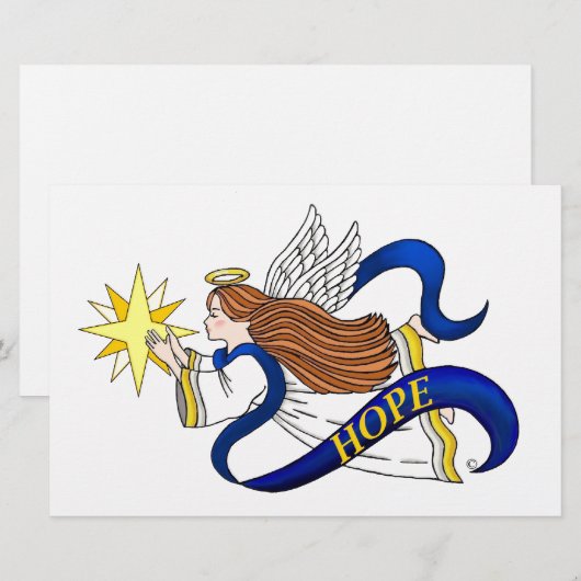 「希望の天使」 便箋 (正面/裏面)