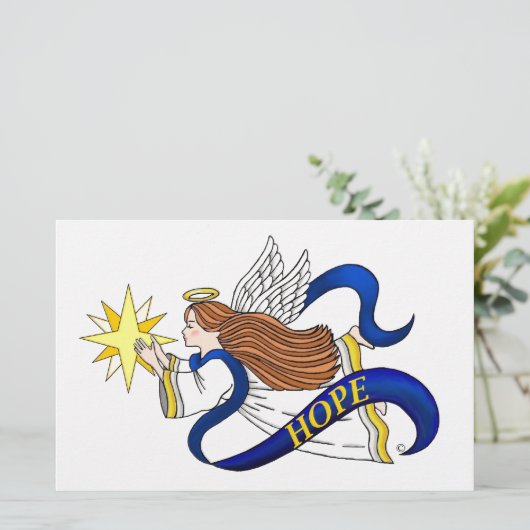 「希望の天使」 便箋 (スタンド正面)