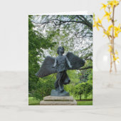 「希望の天使」哀悼カード カード (黄色い花)