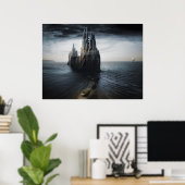 希望の失った島 ポスター (ホームオフィス)