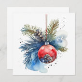 「希望の季節：クリスマス恵み」 ノートカード (正面/裏面)