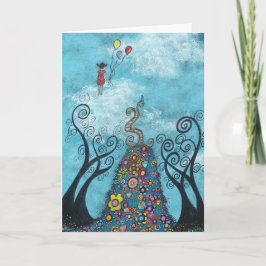 希望の山の卒業カード カード