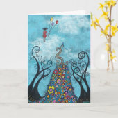 希望の山の卒業カード カード (黄色い花)