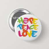希望の平和愛 缶バッジ (正面&裏面)