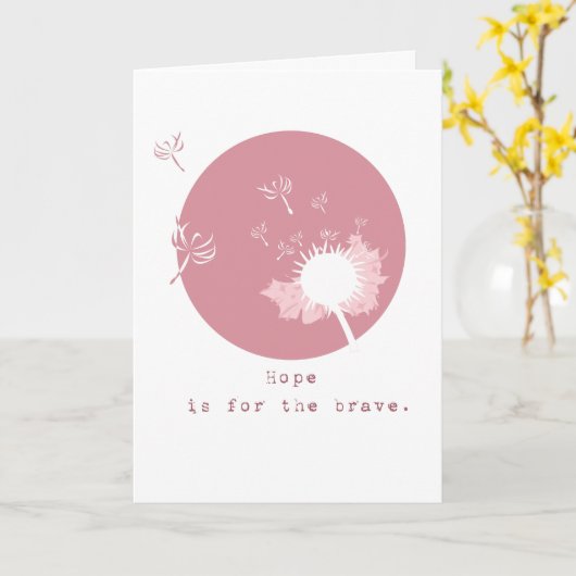 希望の挨拶状 カード (黄色い花)