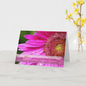 希望の挨拶状 カード (黄色い花)