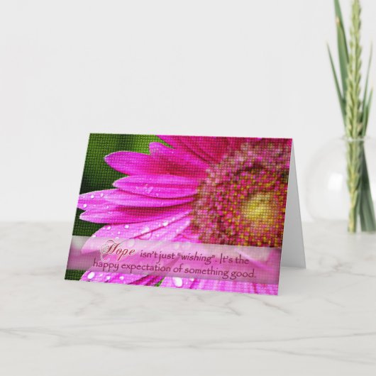 希望の挨拶状 カード (正面)