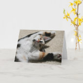 希望の挨拶状 カード (黄色い花)