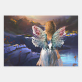 希望の日の出ラッピング紙フラットシートオブ3 ラッピングペーパーシート (正面2)