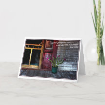 希望の書き込みチューリップ：ジュブラン引用文カード