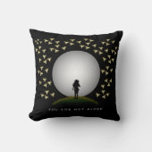 希望の枕の天使のメッセージは君だけじゃない クッション (正面)