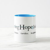 希望の率先を促進することはマグに2ある調子を与えました マグカップ (中央)