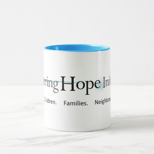 希望の率先を促進することはマグに2ある調子を与えました マグカップ (中央)