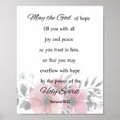 希望の神があなたを満たしてくれますように ポスター (正面)