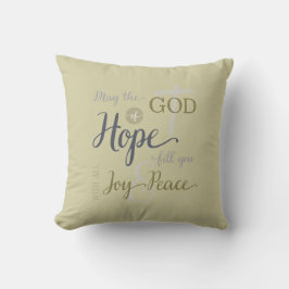 希望の神様が喜びと平和を満たす クッション