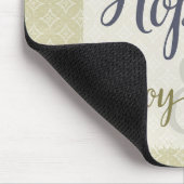 希望の神様が喜びと平和を満たす マウスパッド (コーナー)