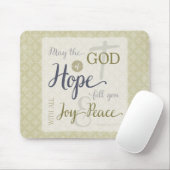 希望の神様が喜びと平和を満たす マウスパッド (マウス)