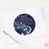 希望の神，ローマ人への手紙第15章13節，クリスマス ラウンドシール (封筒)