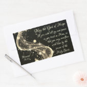 希望の神,ローマ人への手紙第15章13節,クリスマス 長方形シール (封筒)