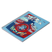 希望の統一された中で強く一緒に – USAアートプリント ノートブック (左側)