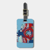 希望の統一された中で強く一緒に – USAアートプリント ラゲッジタグ (正面縦)