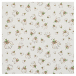 希望の継ぎ目が無いパターンの青銅色のクリスマスの天使 ファブリック