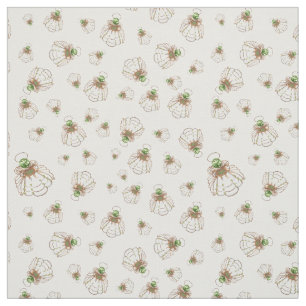 希望の継ぎ目が無いパターンの青銅色のクリスマスの天使 ファブリック